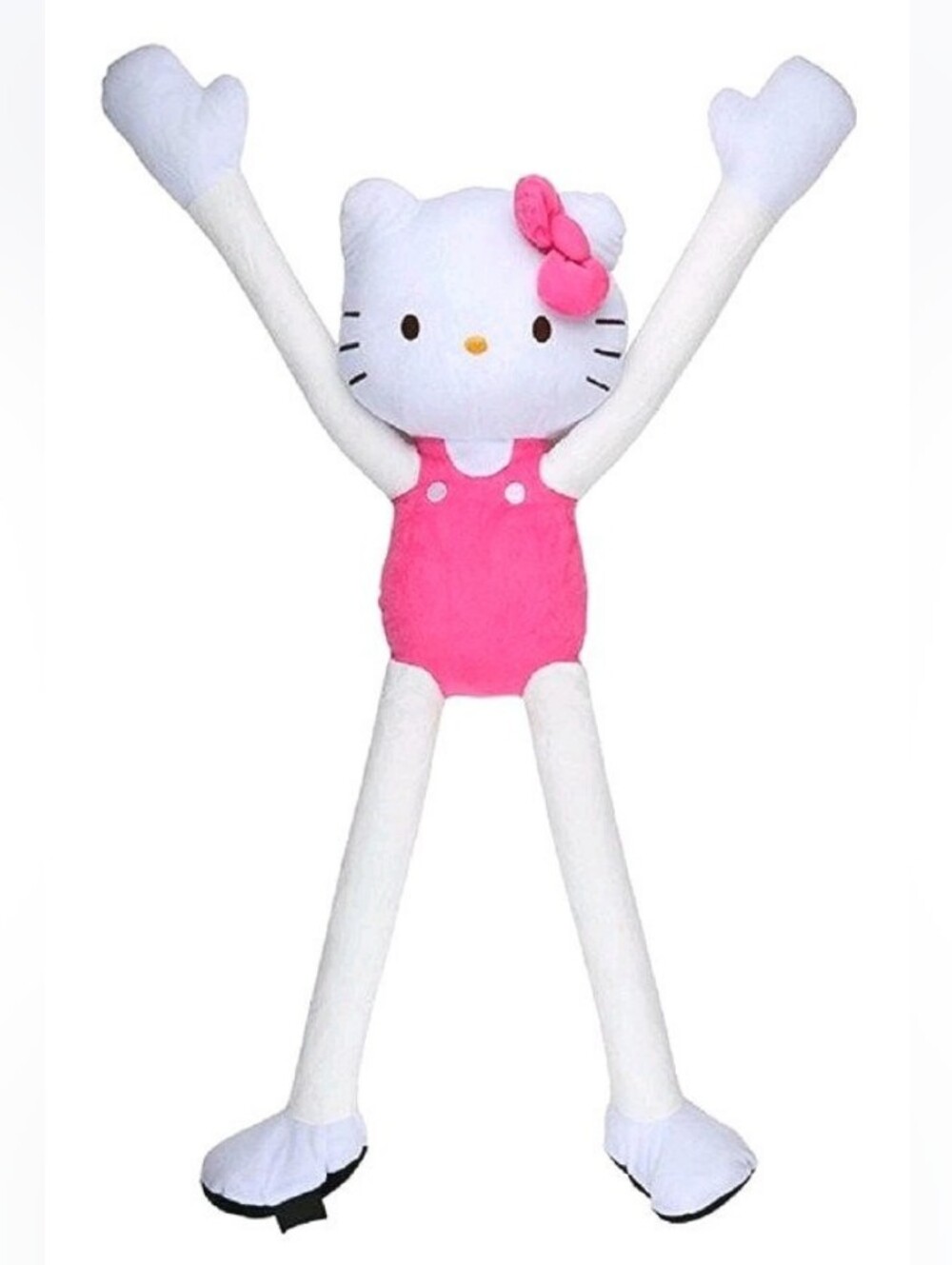 Hello Kitty Stretchkins Life Size Stuffed Plush Doll Toy Dance, Play, Exercise+